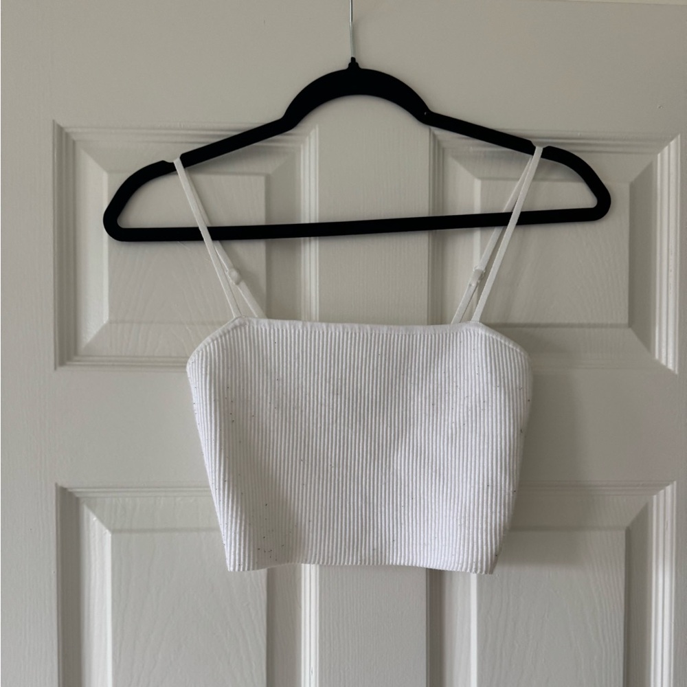 Babaton Sculpt Knit Cami Cropped Tank S